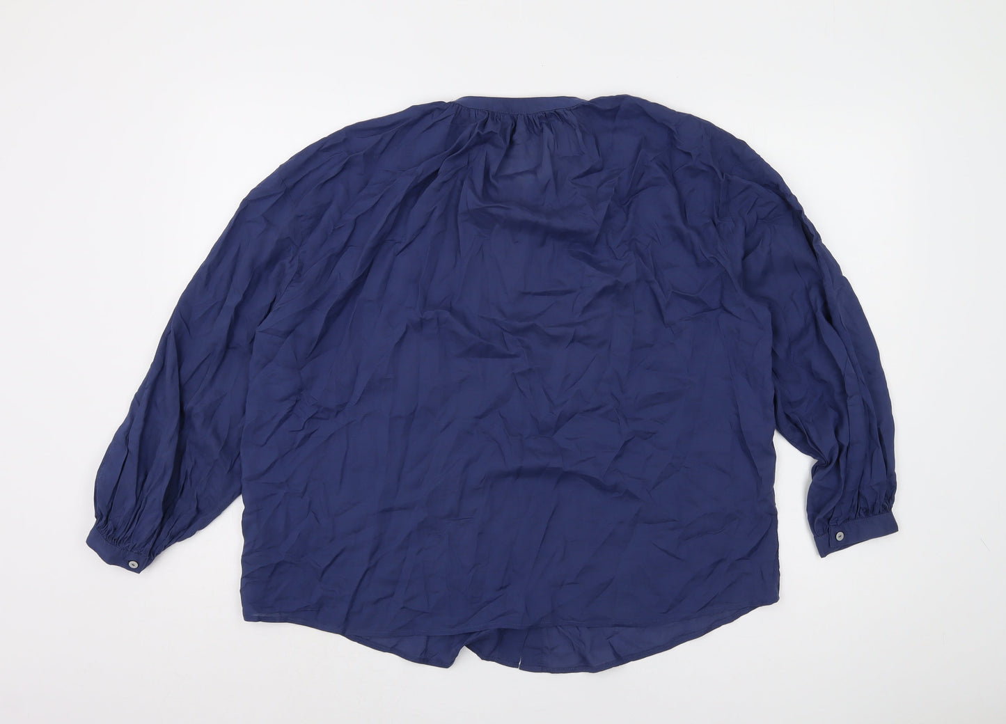 Marks and Spencer Women's Blue Blouse Size 12