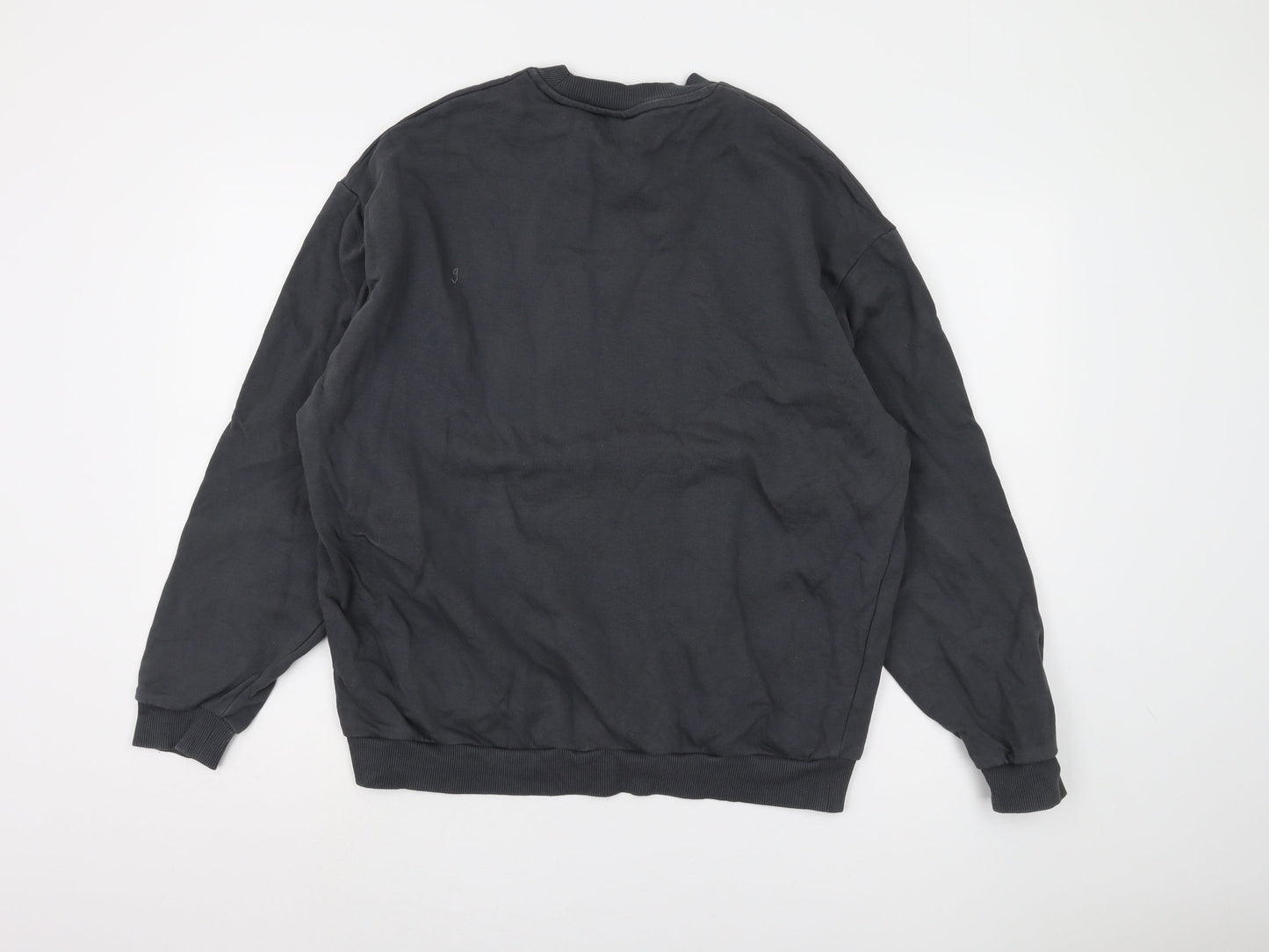 ASOS DESIGN Men's Black M Pullover Studded Sweatshirt