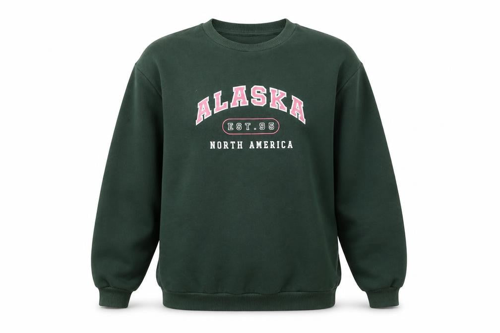 New Look Girls Green Pullover Sweatshirt - Size 12-13