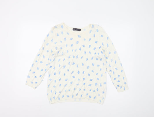 Marks and Spencer Women's Ivory Jumper UK 14