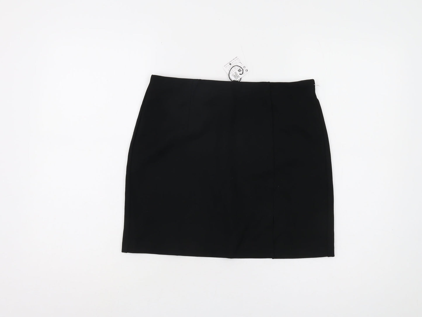 Stradivarius Women's Black Pencil Skirt, Size 12
