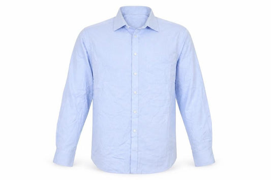 Marks & Spencer Men's Blue Regular Fit Shirt 15.5