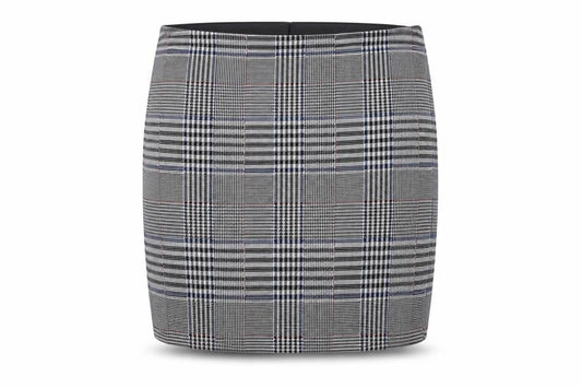 Marks & Spencer Women's Grey Check Pencil Skirt Size 14