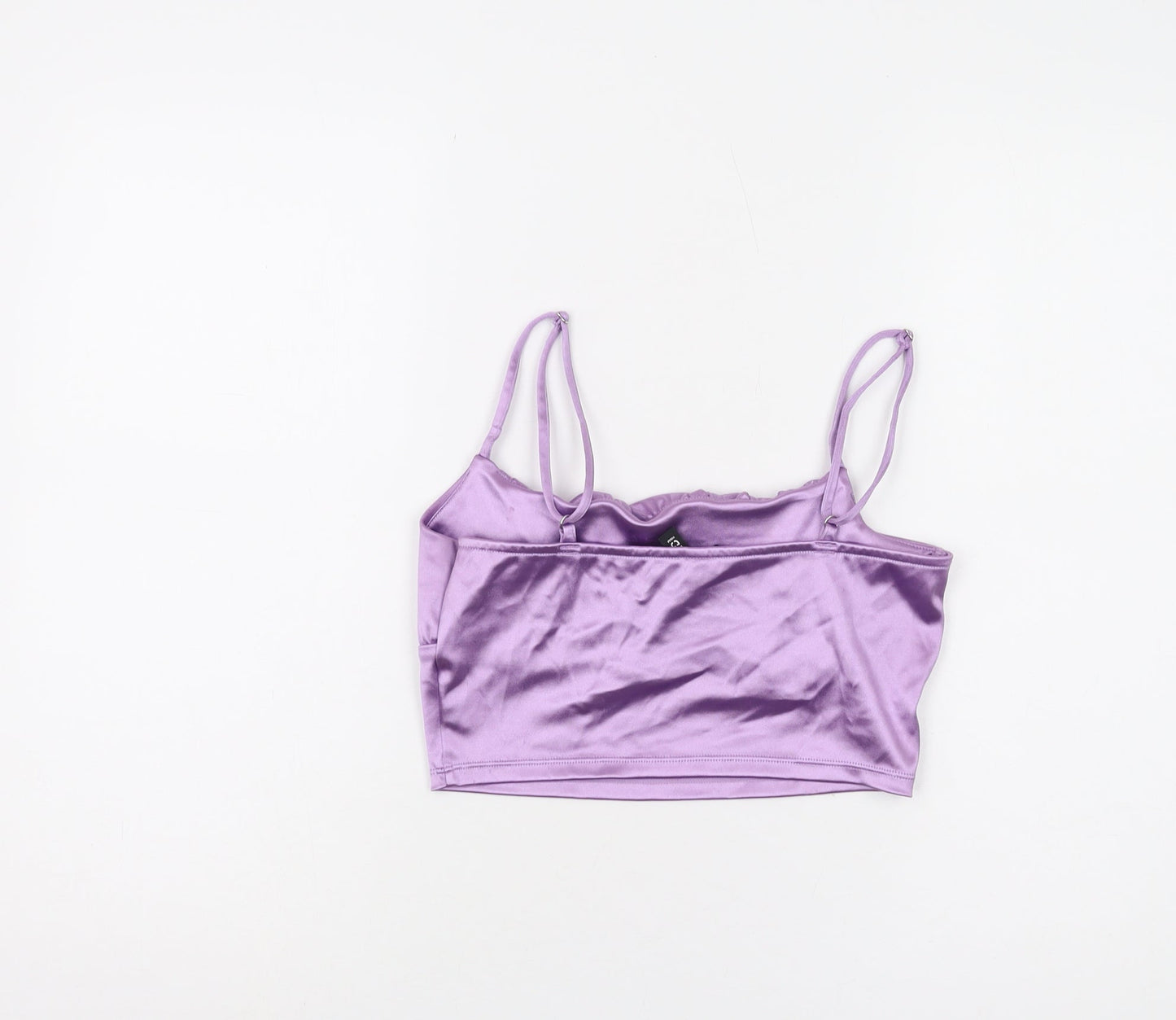 H&M Women's Purple Satin Camisole Tank S