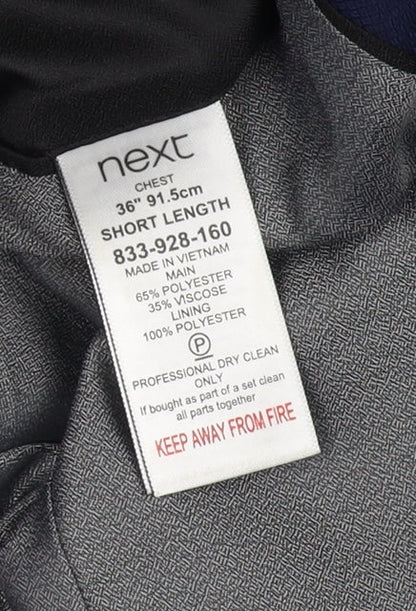 Next Men's Blue Blazer, Size 36 Short Length
