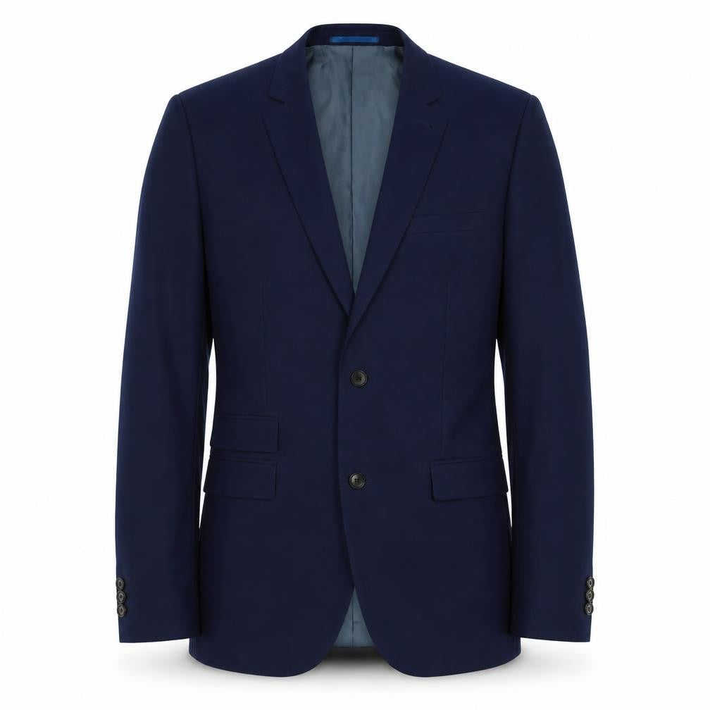 Next Men's Blue Suit Jacket 40L Single-Breasted Formal
