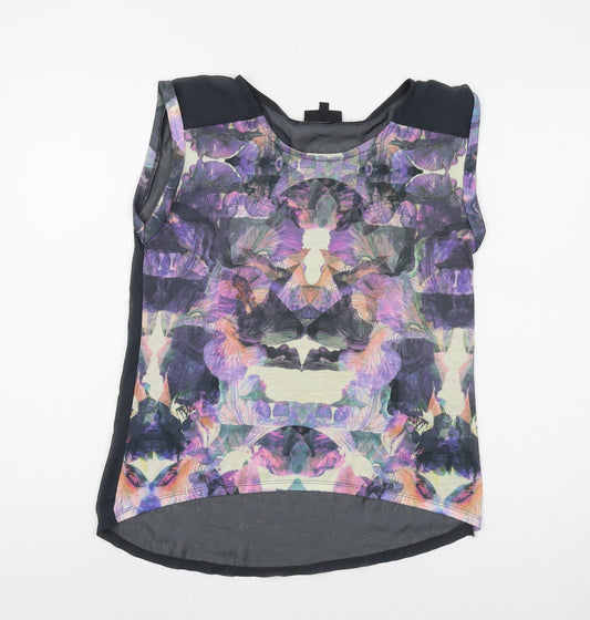 Warehouse Women's Multicoloured Floral Blouse Size 10