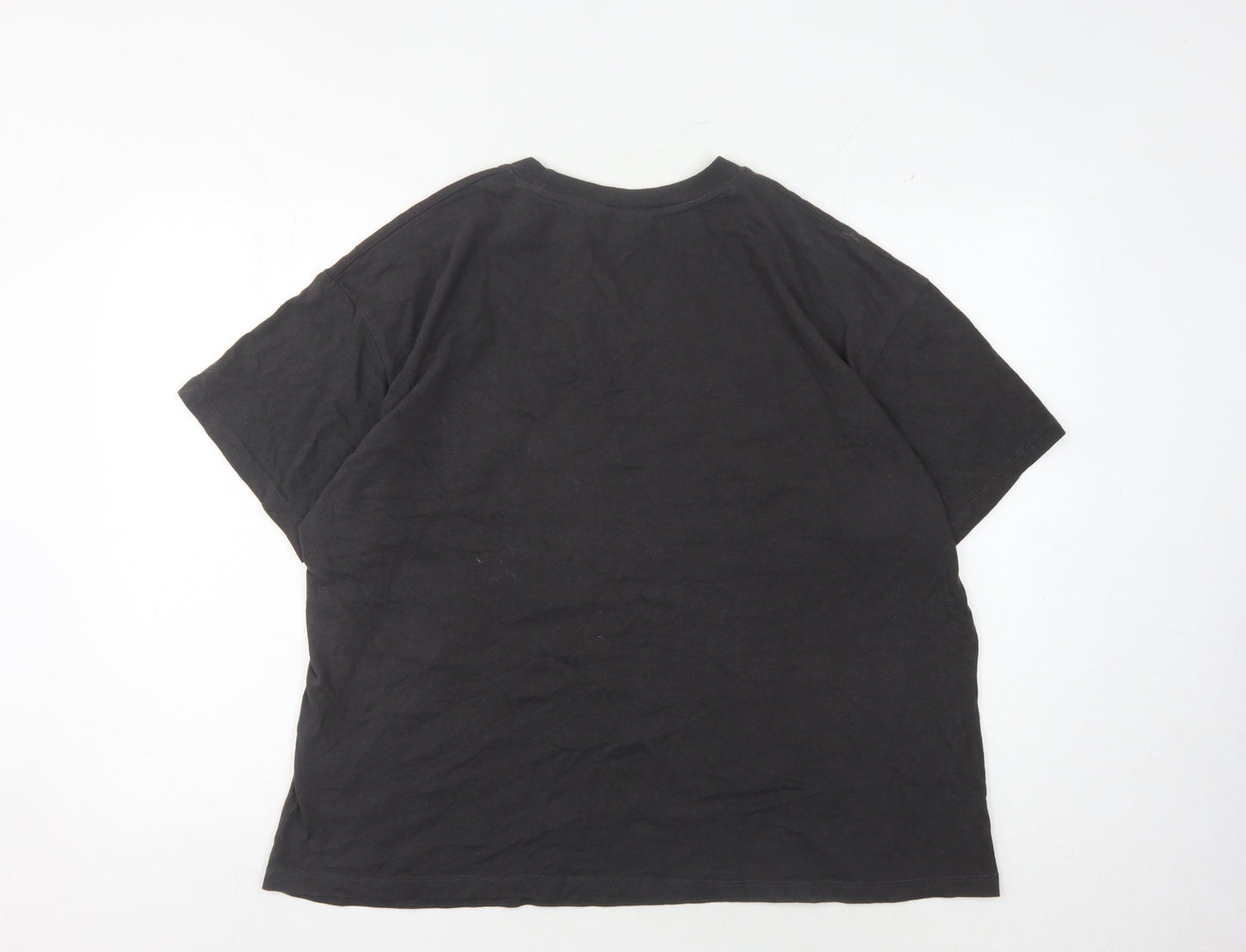 H&M Black Yale T-Shirt Unisex L Casual University
