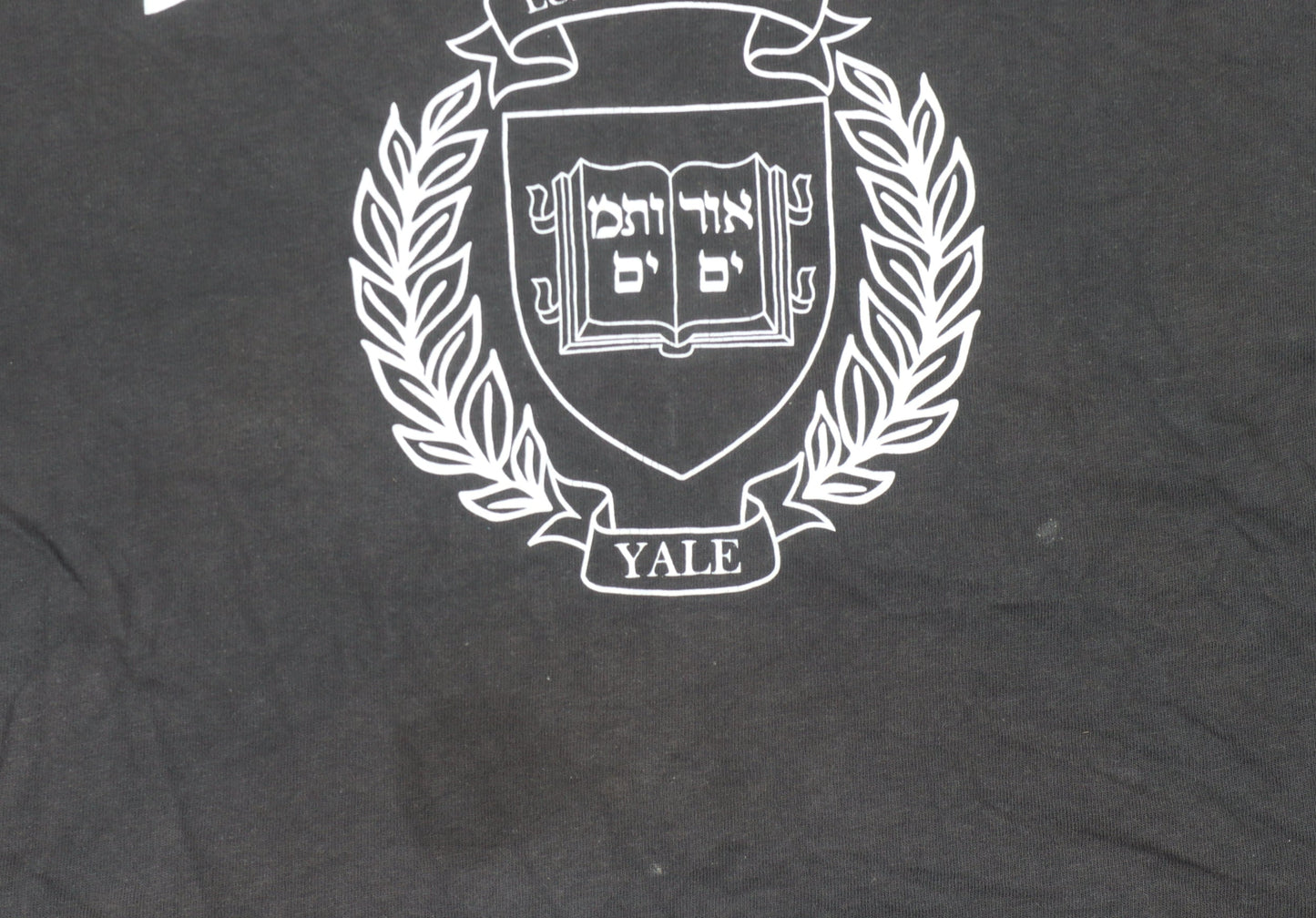 H&M Black Yale T-Shirt Unisex L Casual University