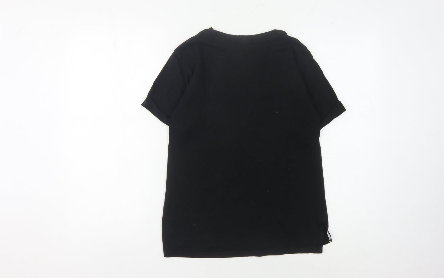 Next Girls Black T-Shirt, 8 Years, Retro Style