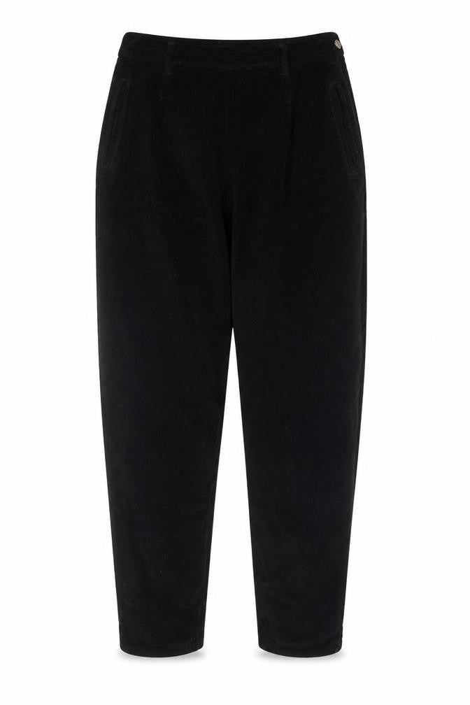 Richards Black Women's Trousers Size 12 Cotton