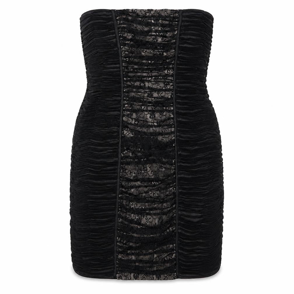 Alexon Women's Black Strapless Cocktail Dress - Size 14