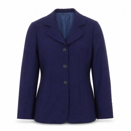 Hobbs Blue Wool Suit Jacket - Size 10, Vintage