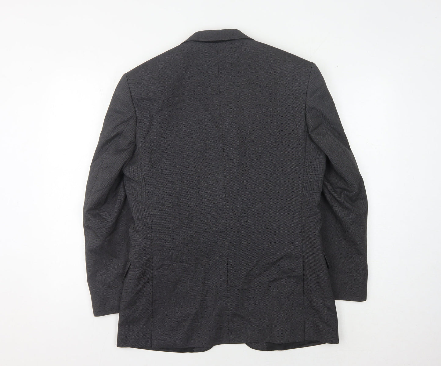 Burton Men's Grey Tailored Blazer 38 Short Formal