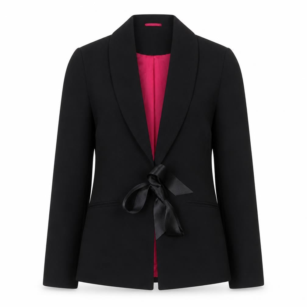 Berkertex Women’s Black Shawl Lapel Blazer Size 10