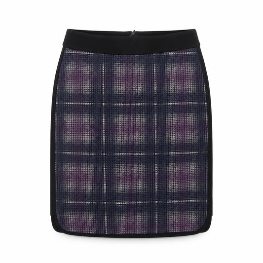 Karen Millen Women's Check Pencil Skirt Size 14 Multicoloured