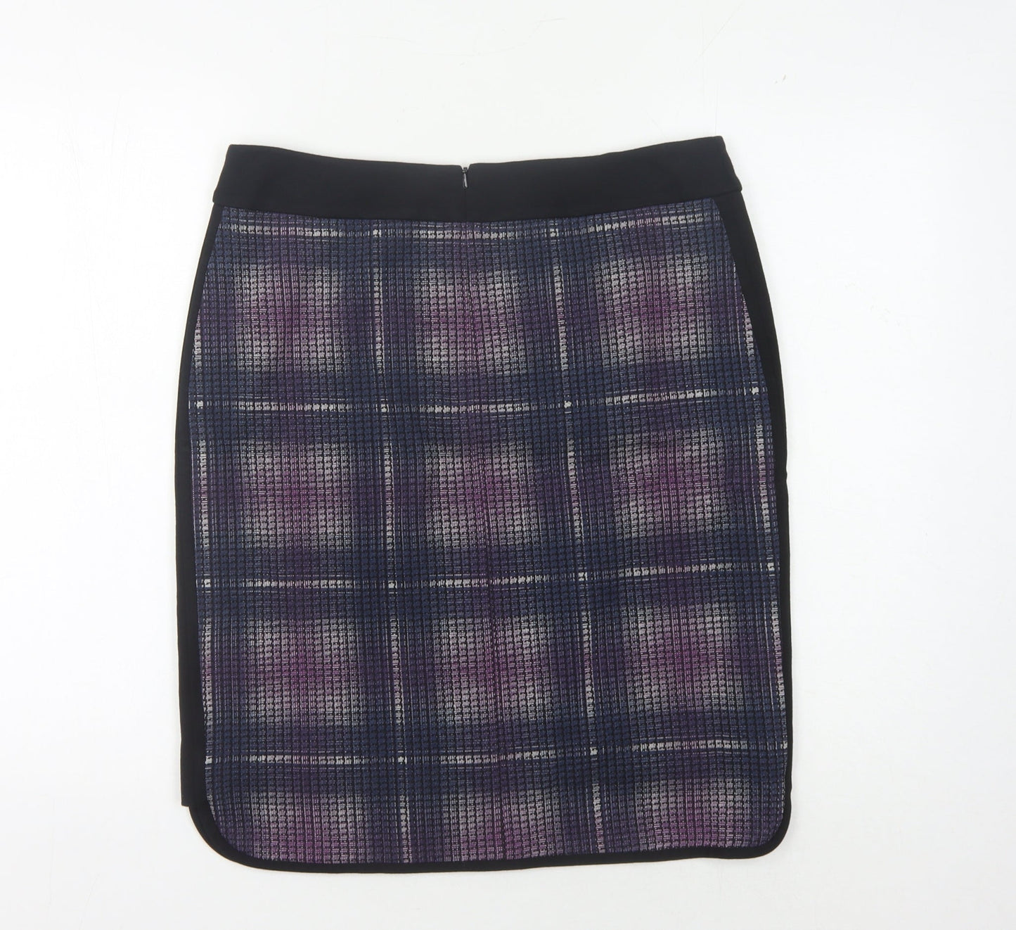 Karen Millen Women's Check Pencil Skirt Size 14 Multicoloured