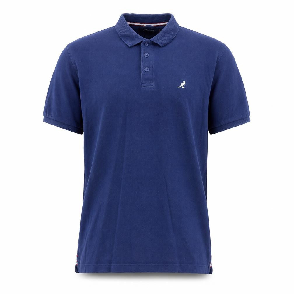 Kangol Men's Blue Polo Shirt Size L Casual Solid