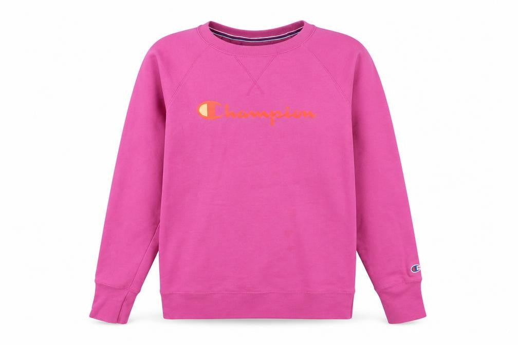 Champion Women's Pink Pullover Sweatshirt M