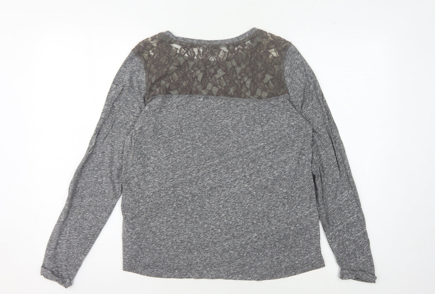 Superdry Women's Grey Jumper, Medium, Long Sleeve