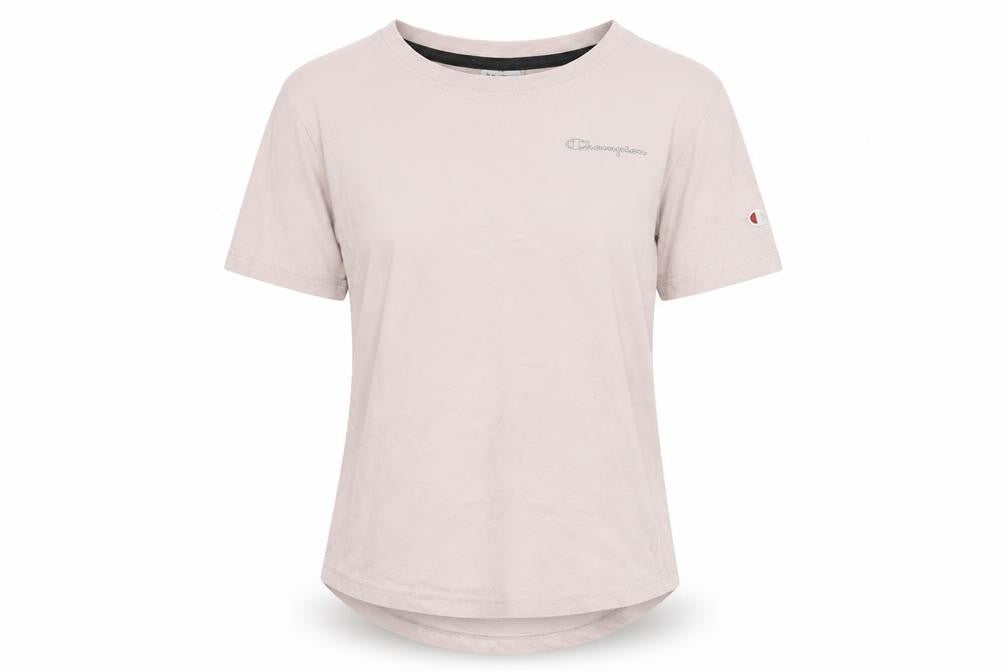 Champion Women's Pink T-Shirt M Crew Neck