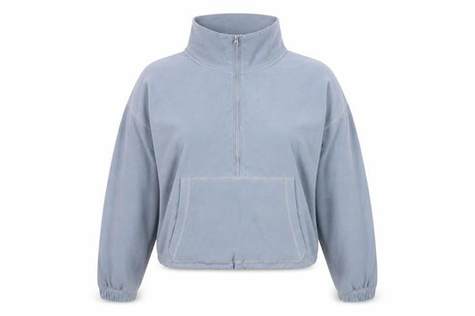 Abercrombie & Fitch Blue Women's L High Neck Sweatshirt