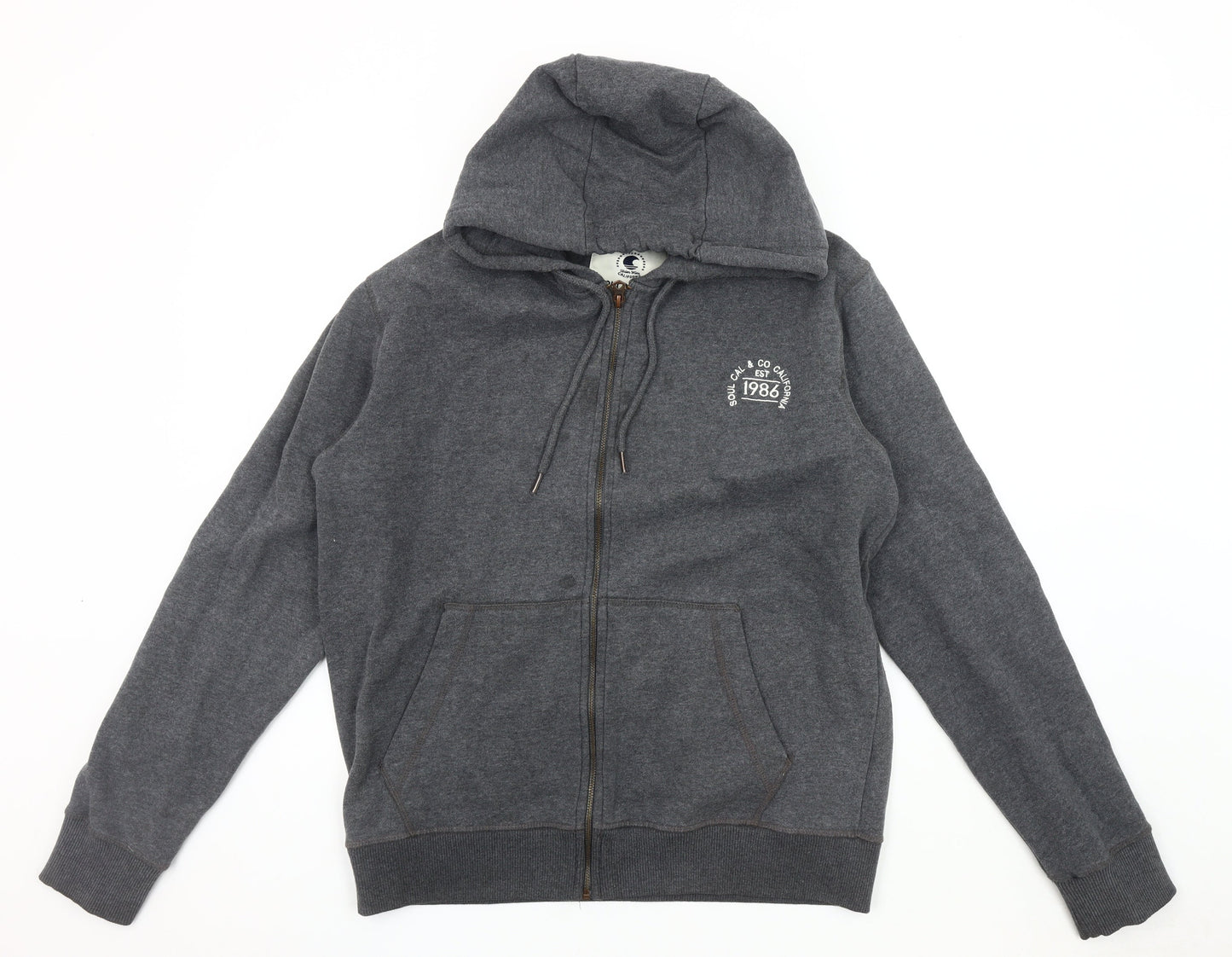 SoulCal & Co Men's Grey XL Hooded Jacket