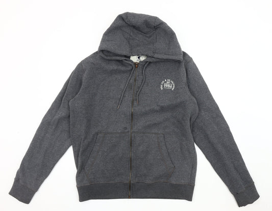 SoulCal & Co Men's Grey XL Hooded Jacket