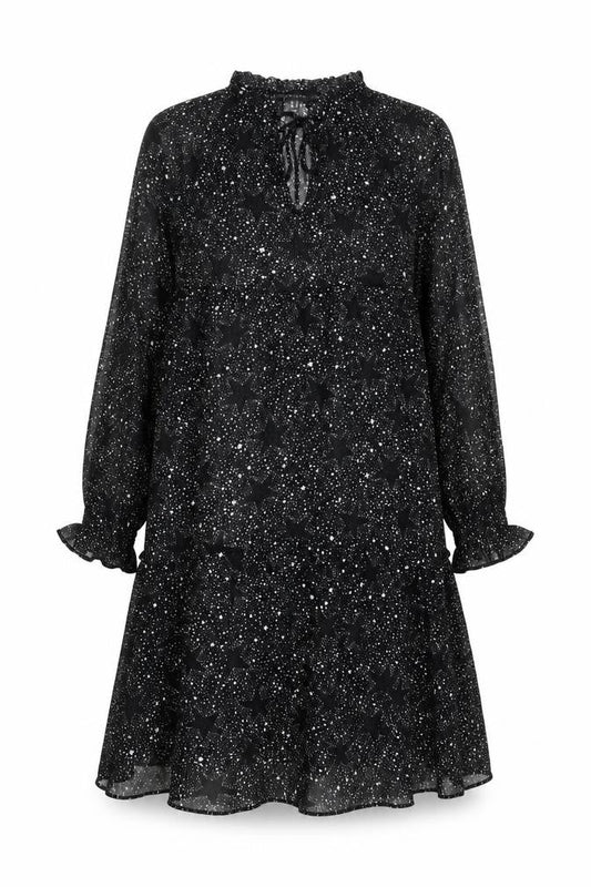 New Look Women's Black A-Line Midi Dress Size 10