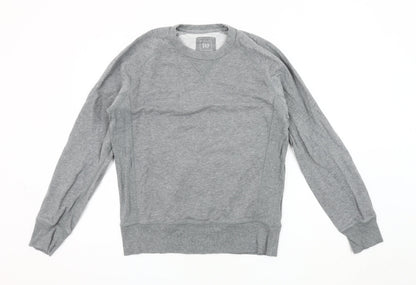 Gap Men’s Grey Pullover Sweatshirt, Size XS, Crew Neck