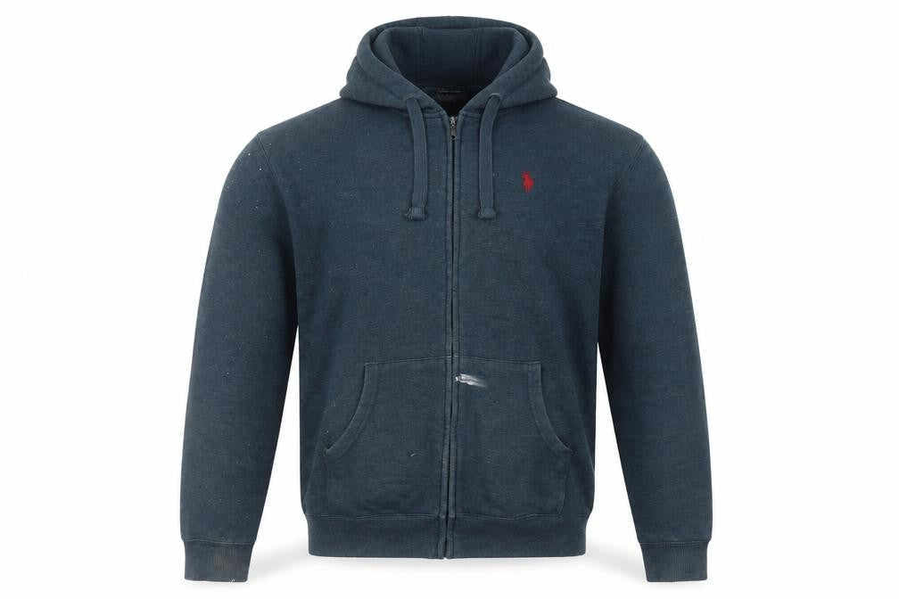 U.S. Polo Assn. Men's Blue Hooded Jacket M