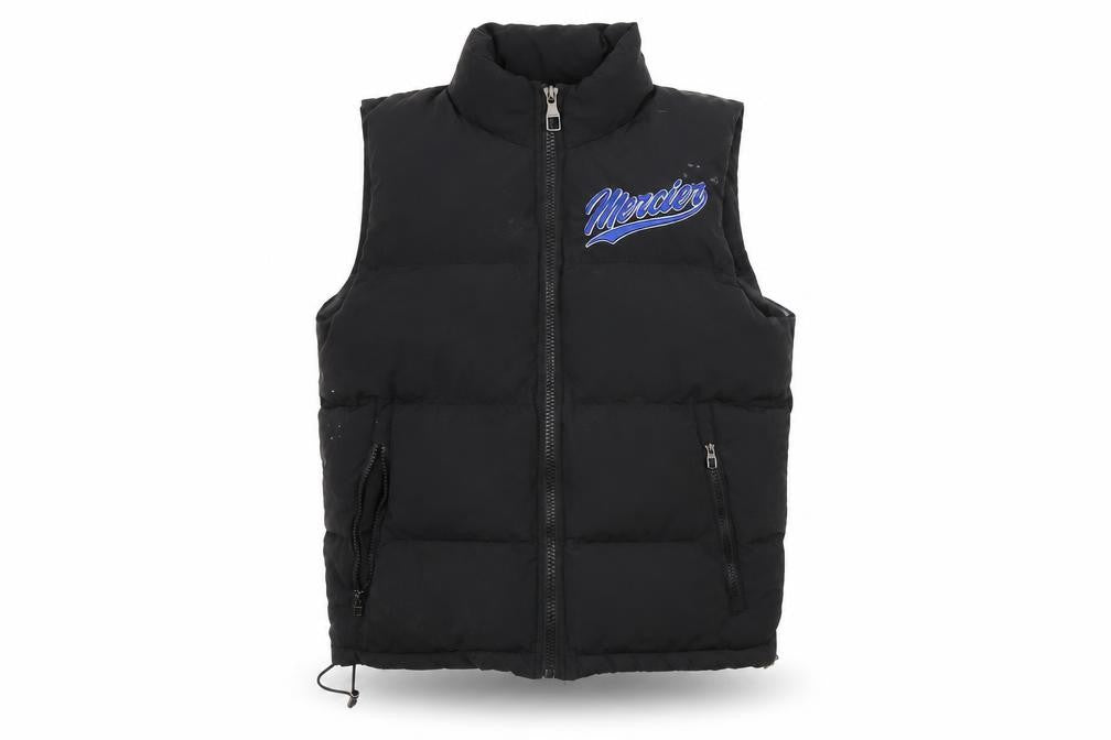 Mercier Men's XS Black Puffer Waistcoat - Winter Casual Style