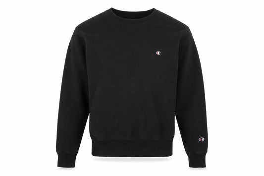 Champion Men's Black Pullover Sweatshirt - Size S