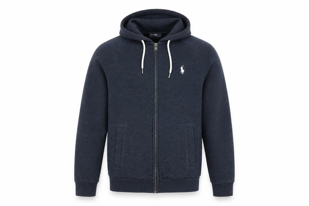 Jack Wills Men's Blue Hooded Jacket Size S