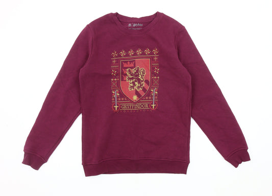 Harry Potter Boys Gryffindor Red Sweatshirt 11-12 Years