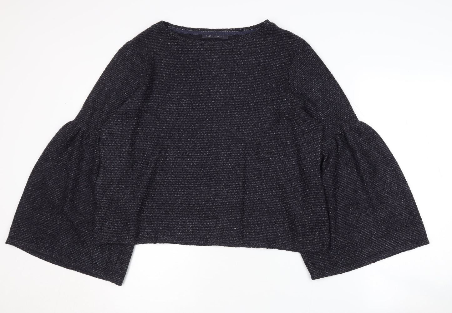 Marks and Spencer Women's Black Pullover Jumper Size 14