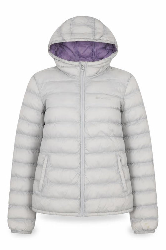 Mountain Warehouse Women's Grey Puffer Jacket Size 10