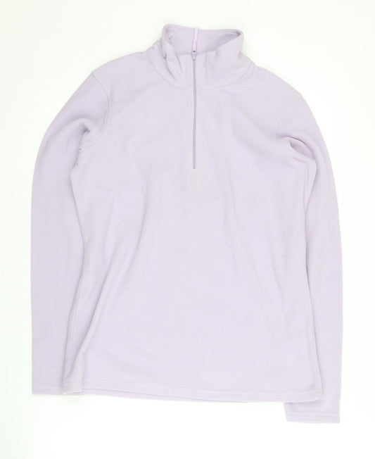 Mountain Warehouse Women's Purple Fleece Sweatshirt M