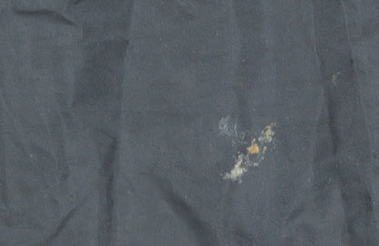 Close-up detail of Regatta boys’ black windbreaker jacket 9-10 years