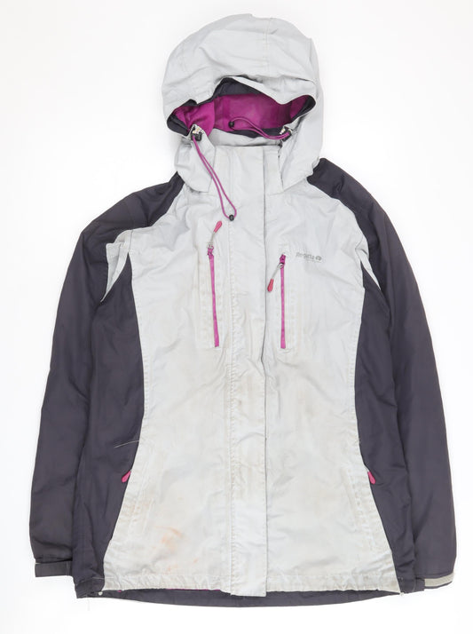 Regatta Women's Grey Hooded 3-in-1 Jacket, Size 12