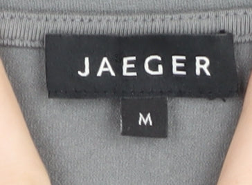 Additional view of Jaeger Women's Grey Basic Medium Scoop Neck Top