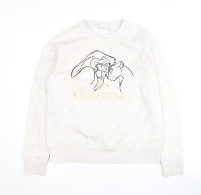 Preloved Disney Women's Ivory Pullover Sweatshirt 2XS Lion King - Front