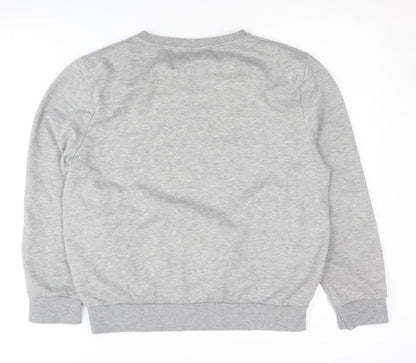 Preloved Disney Women's Grey Mickey & Friends Pullover Sweatshirt M - Back