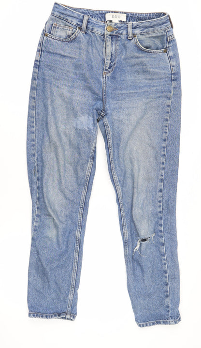 Additional front view of BDG Men's Blue Distressed Denim Jeans, size M