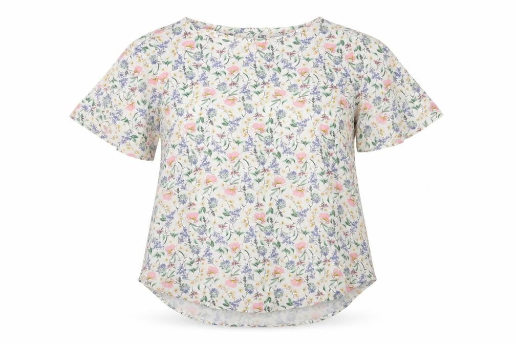 H&M Women's Floral Blouse, Multicoloured, Size M