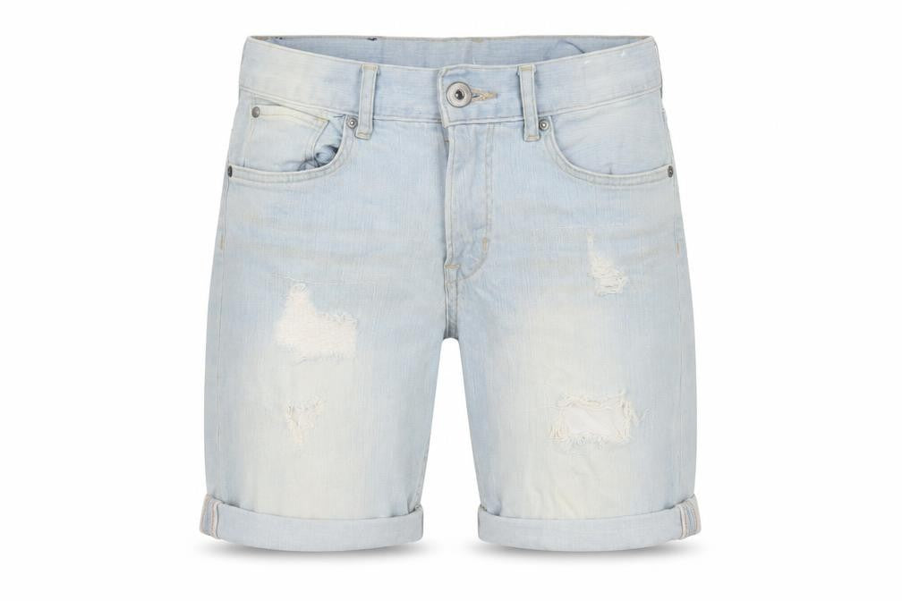 Boys Blue Denim Bermuda Shorts, Slim Fit, Size 12