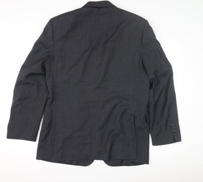 Austin Reed Men's Grey Wool Blazer, Size 40S