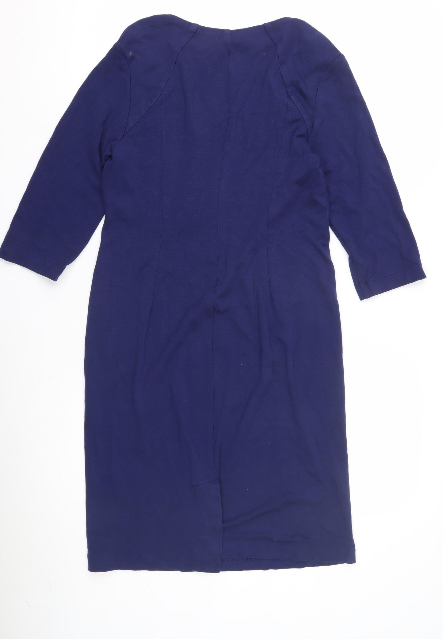 Seraphine Women's Blue Maternity Sheath Dress Size 12