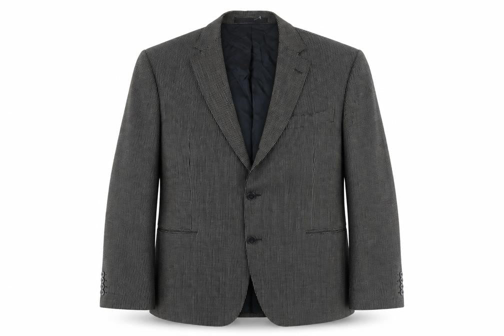 Marks & Spencer Men's Black Check Blazer 42 M