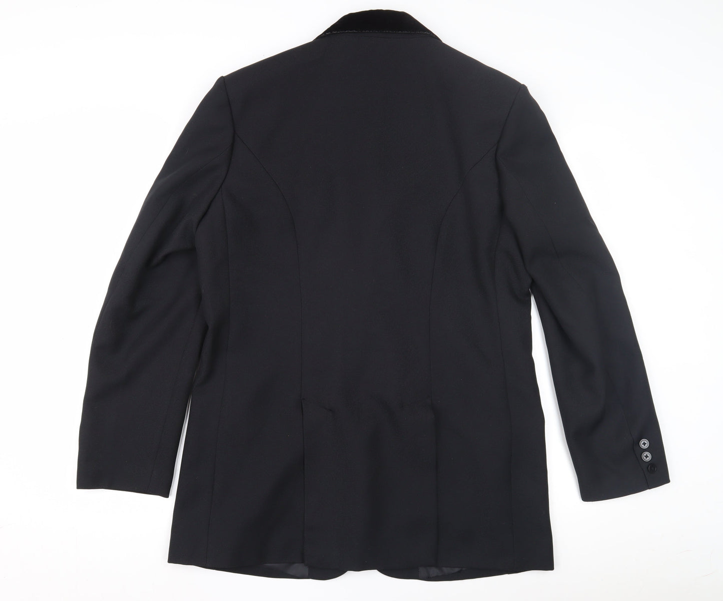 Dublin Men's Black Blazer Classic Mid-Length Formal
